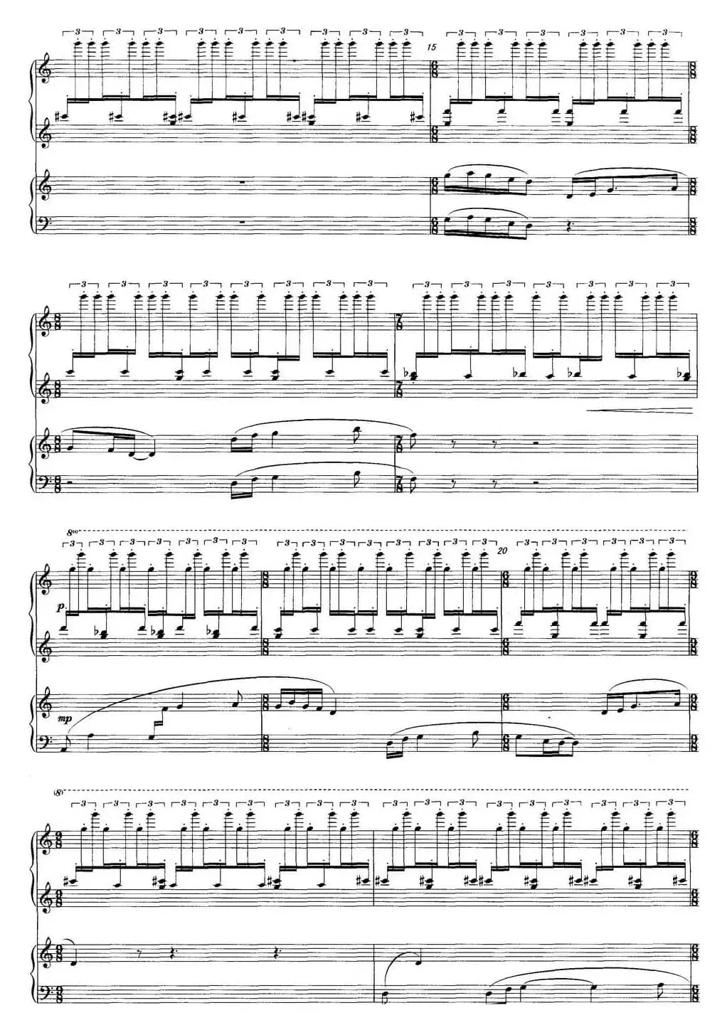 遗风天籁（为两架钢琴而作）