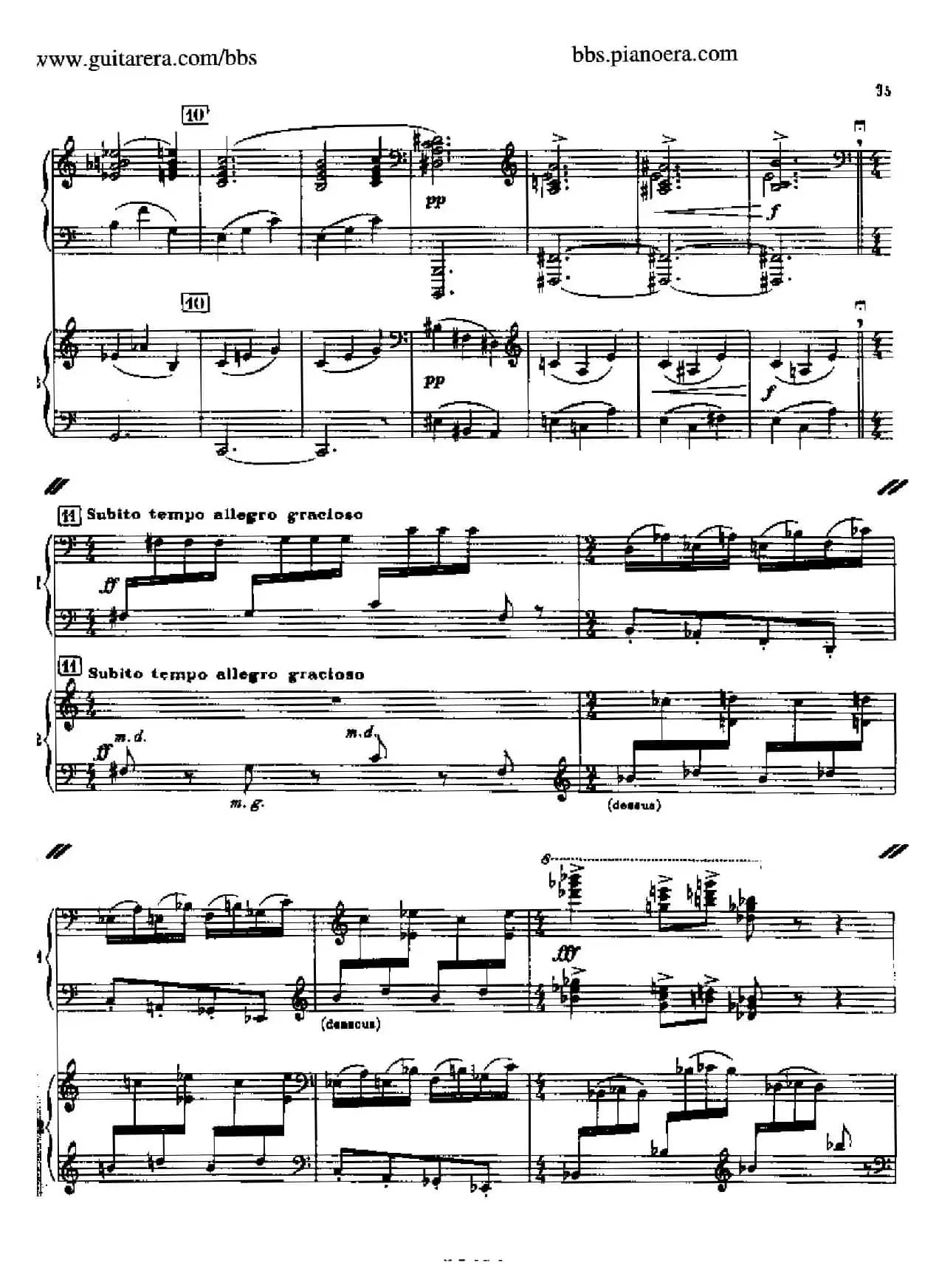 Sonata for Two Pianos（双钢琴奏鸣曲）