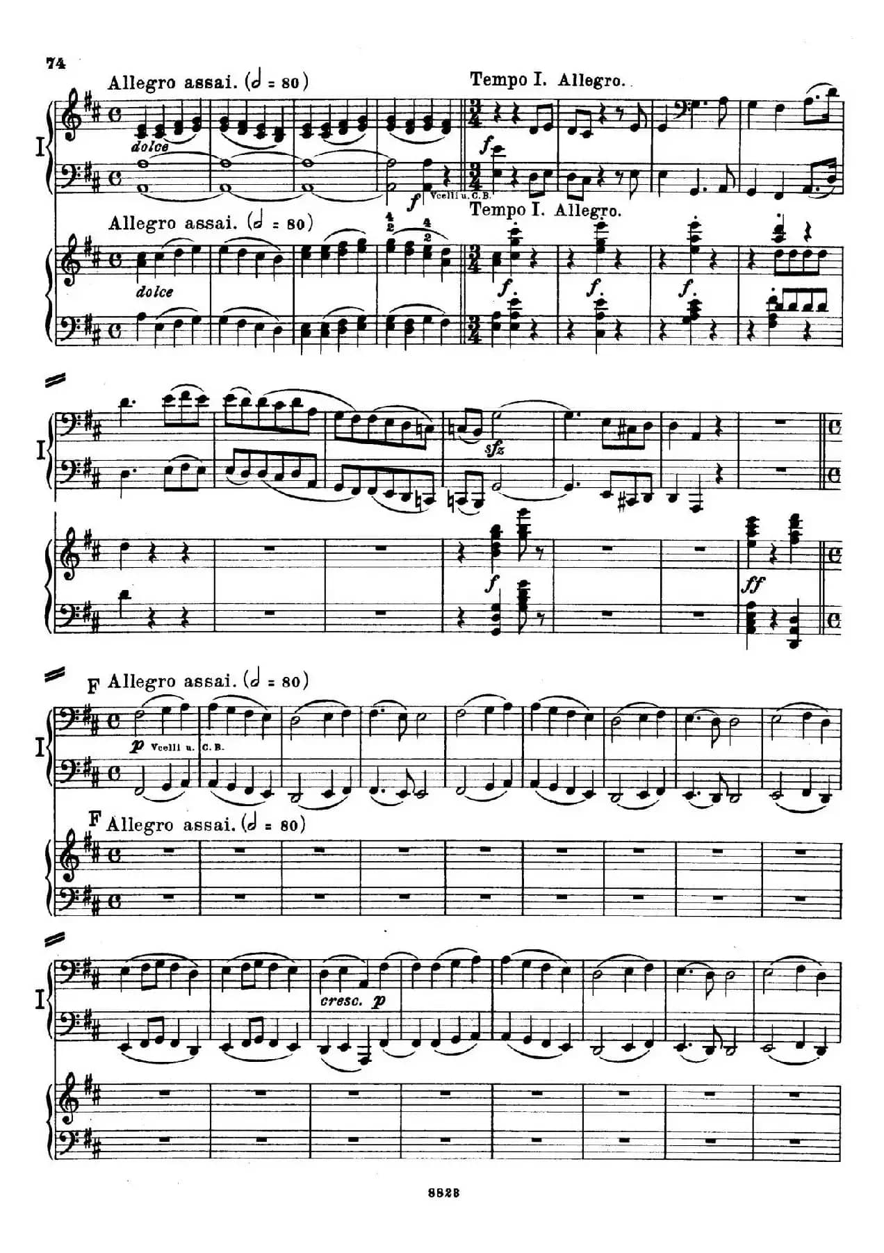 d小调第九交响曲 Op.125(双钢琴P73——82)