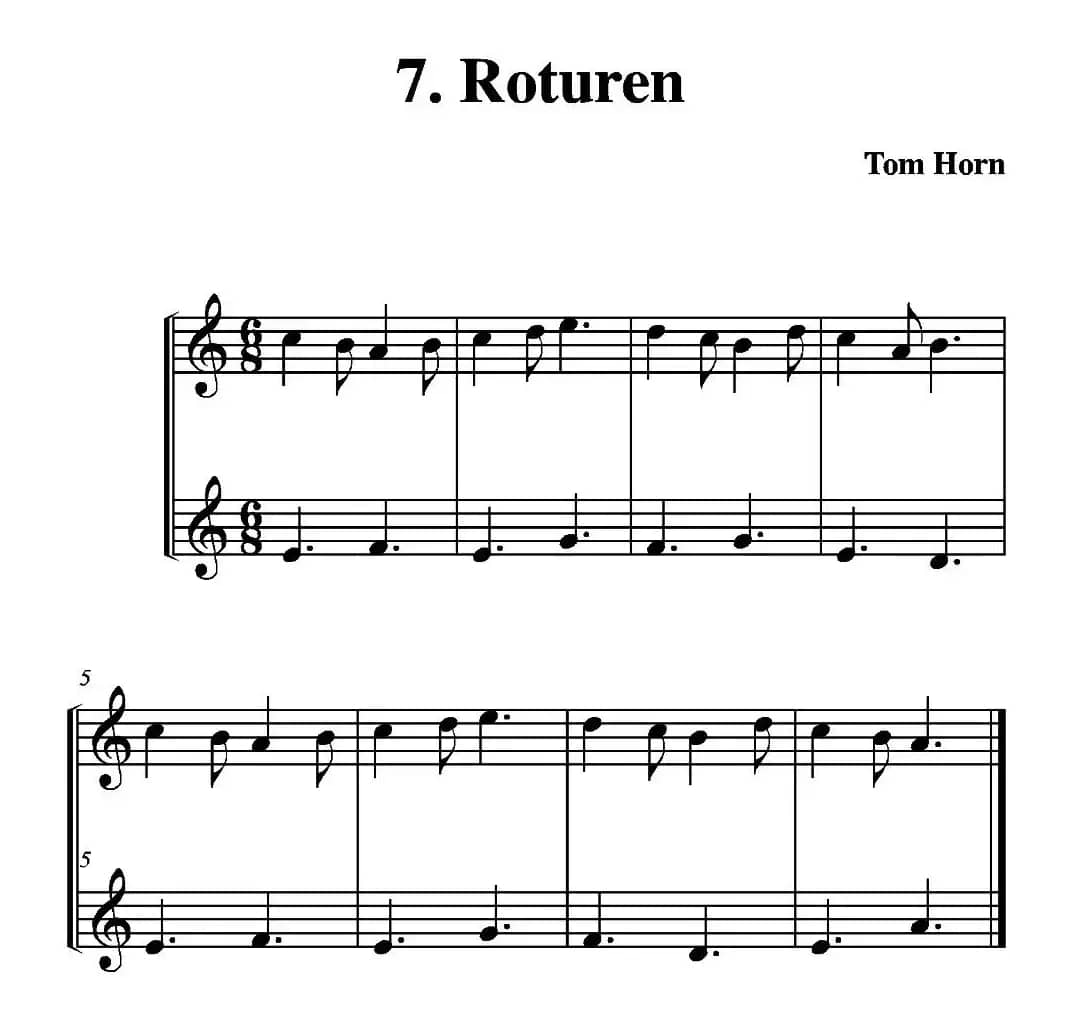 Roturen（简易二重奏）