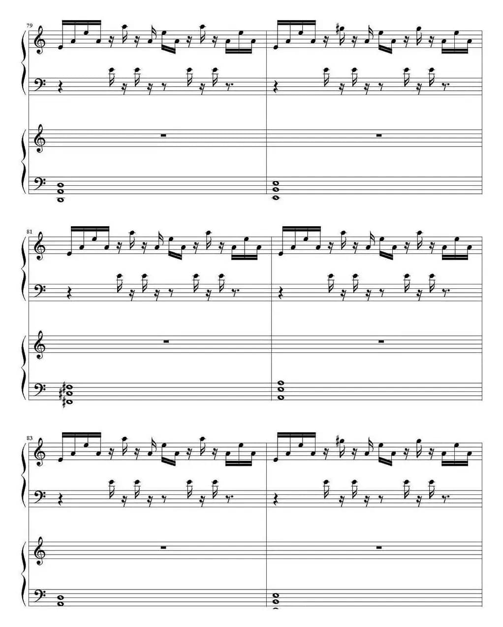 Colors （四手联弹）