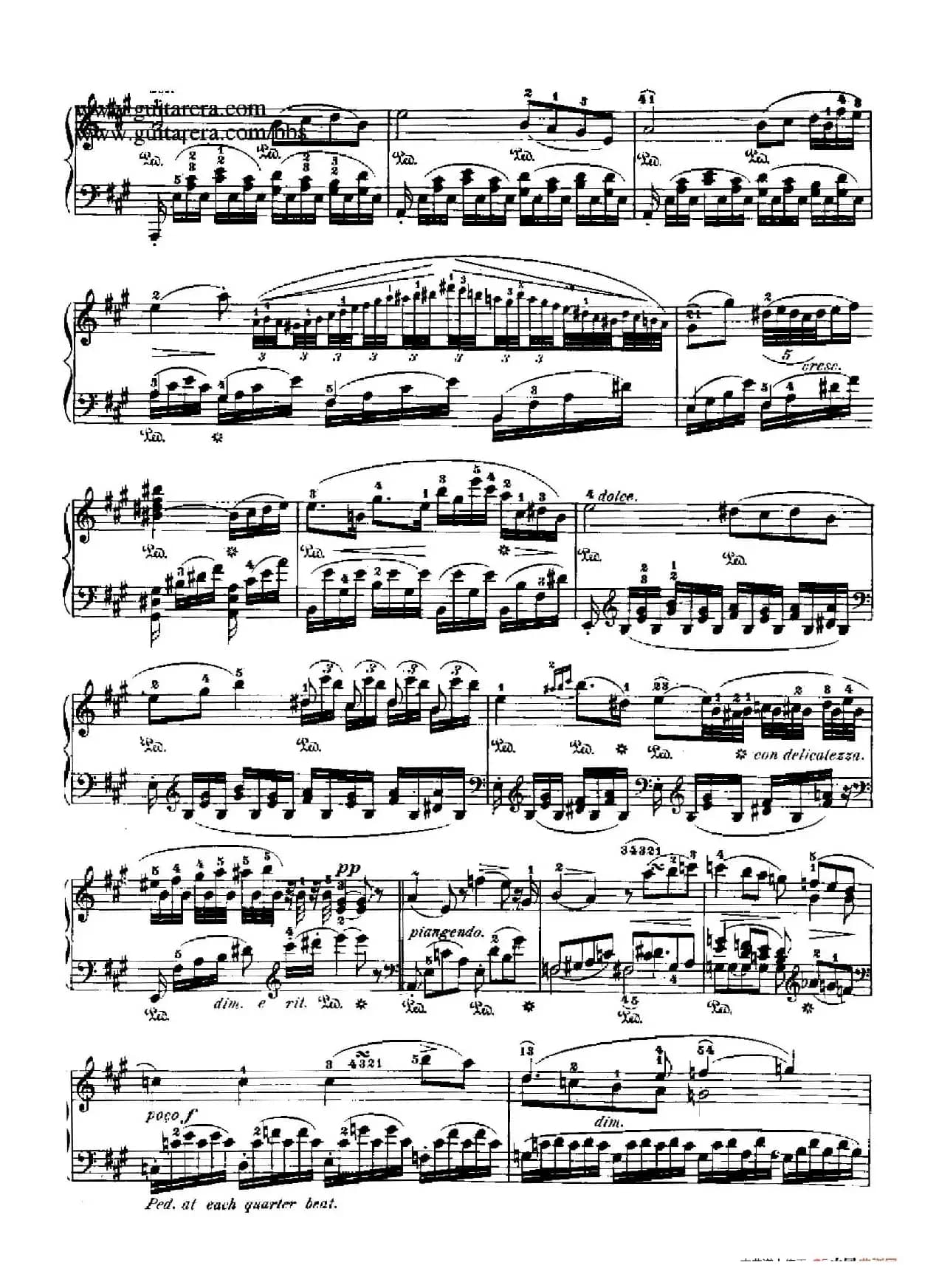 Nocturne No.4 in A Major （A大调第四号夜曲）