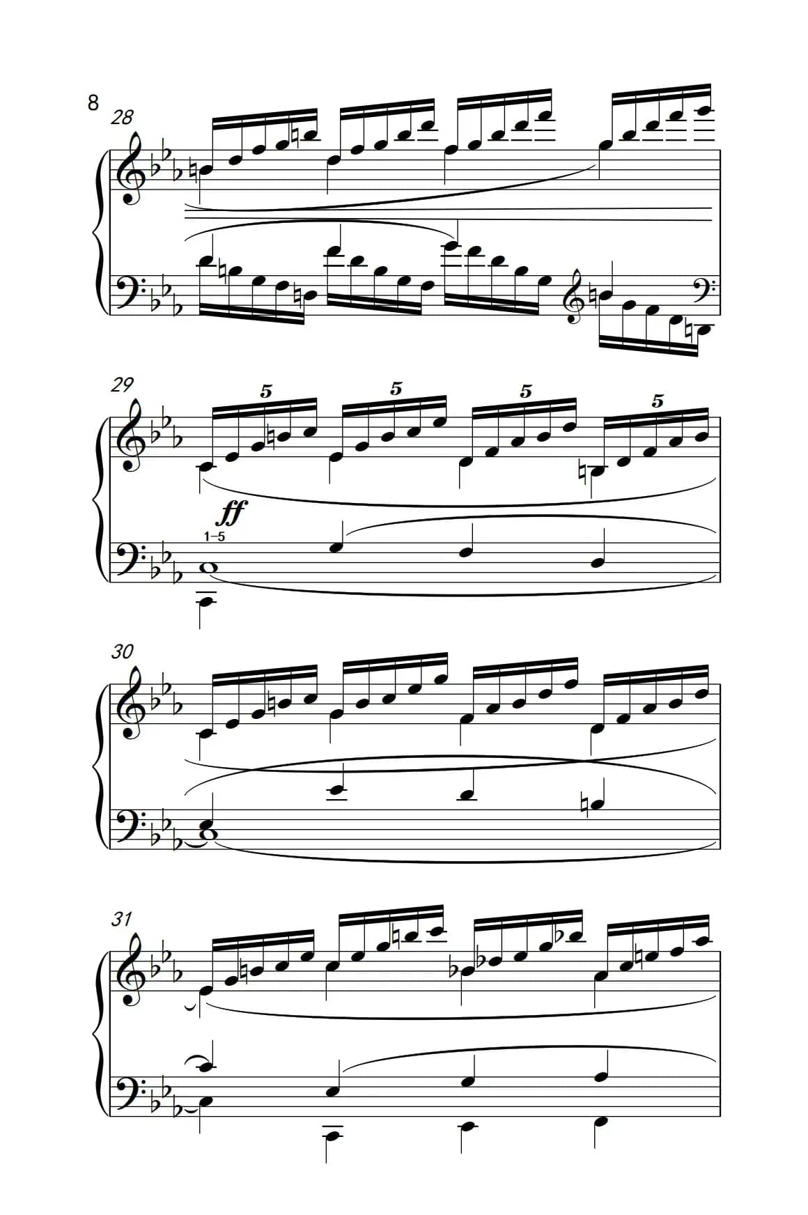 莫什科夫斯基 钢琴练习曲（第十四首）