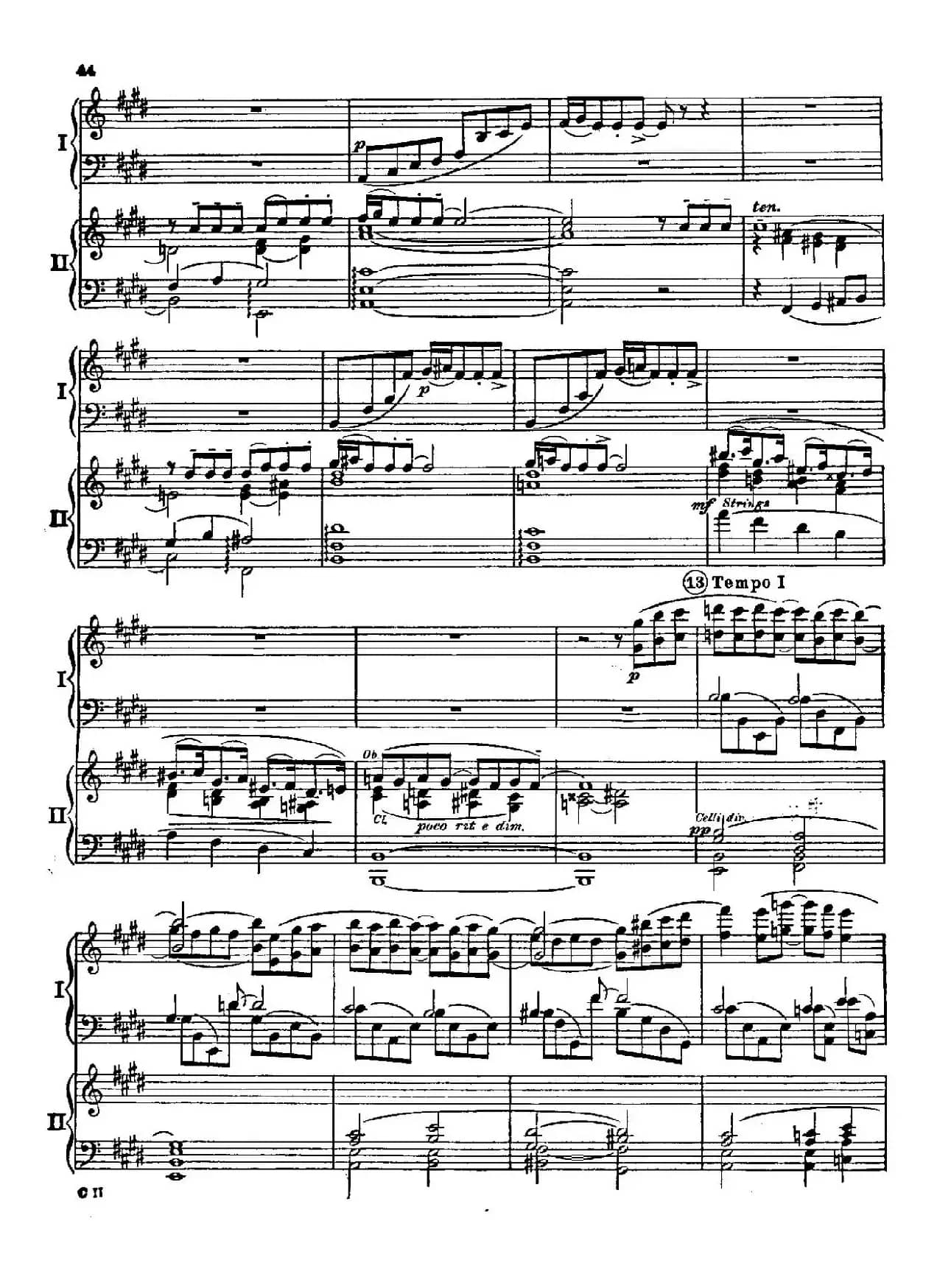 F大调爵士钢琴协奏曲（美版双钢琴原谱 P41—50）