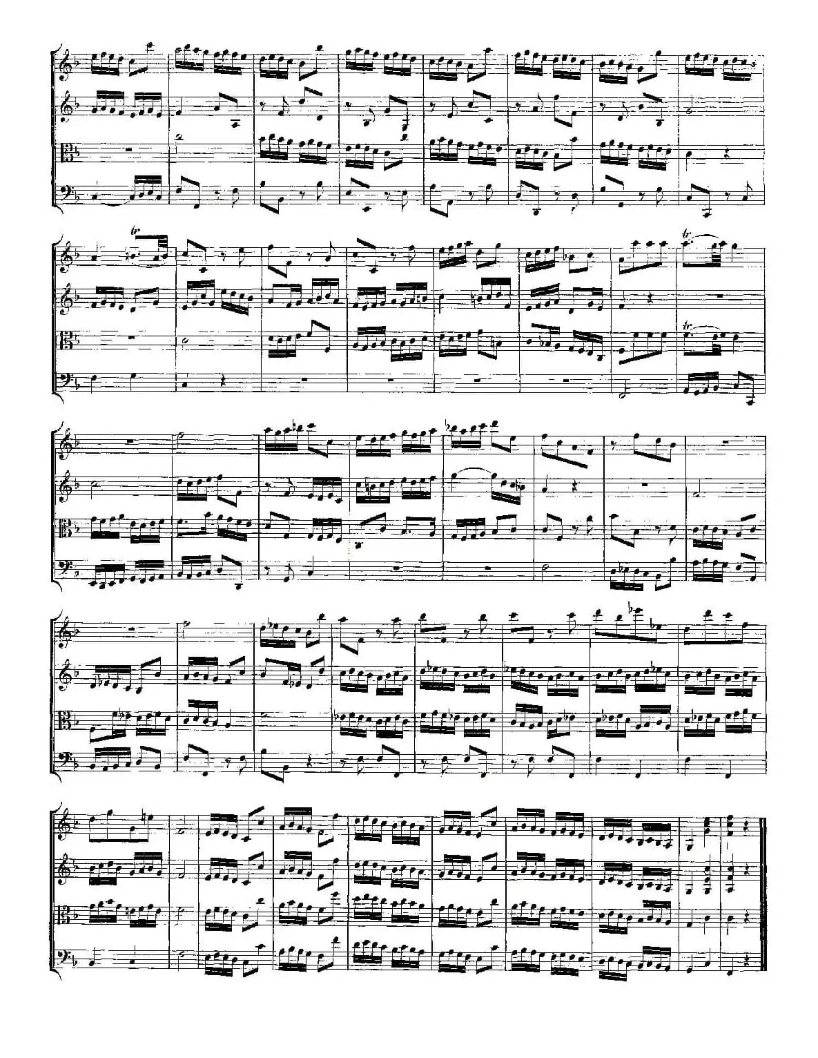 Quartet No. 8 in F Major, K. 168（F大调第八弦乐四重奏）