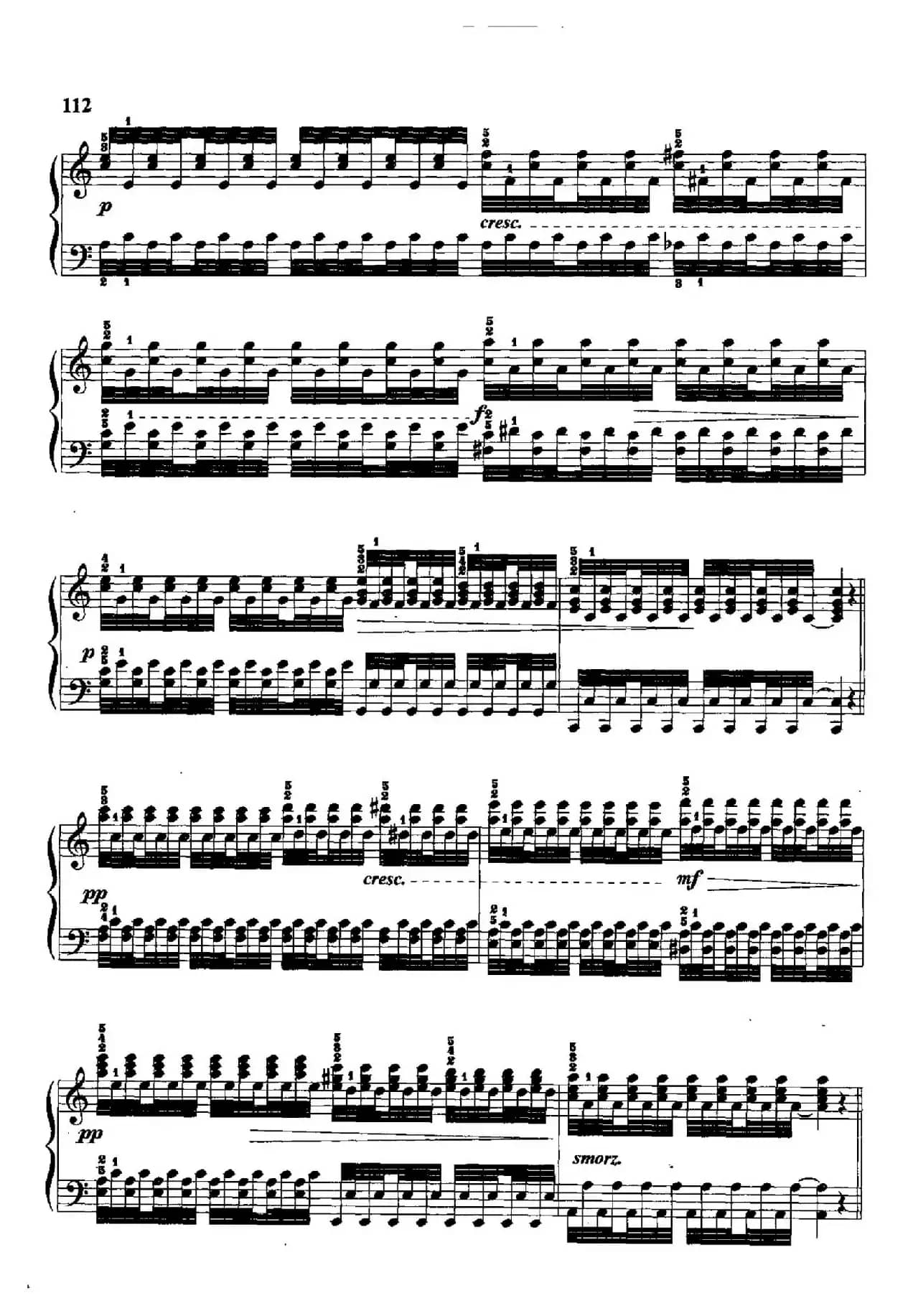 哈农钢琴练指法（第三部分·60 震音）