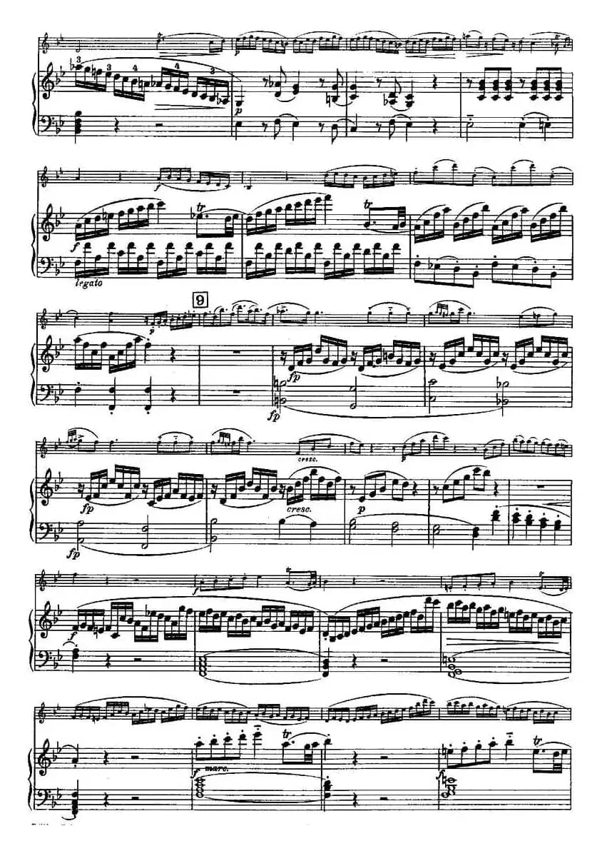 SONATE（奏鸣曲）（小提琴+钢琴伴奏）