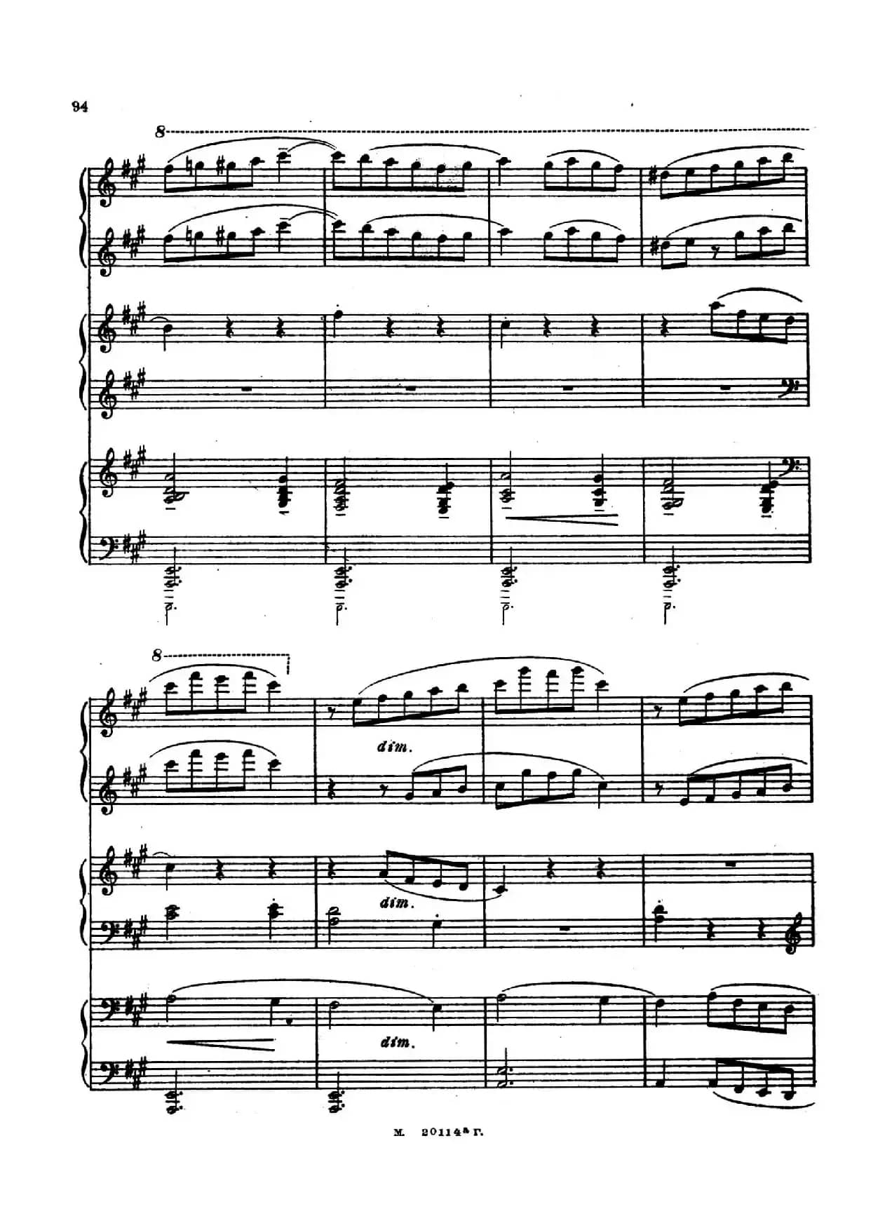 2首六手联弹小品（2 Pieces for 6 Hands）（1）