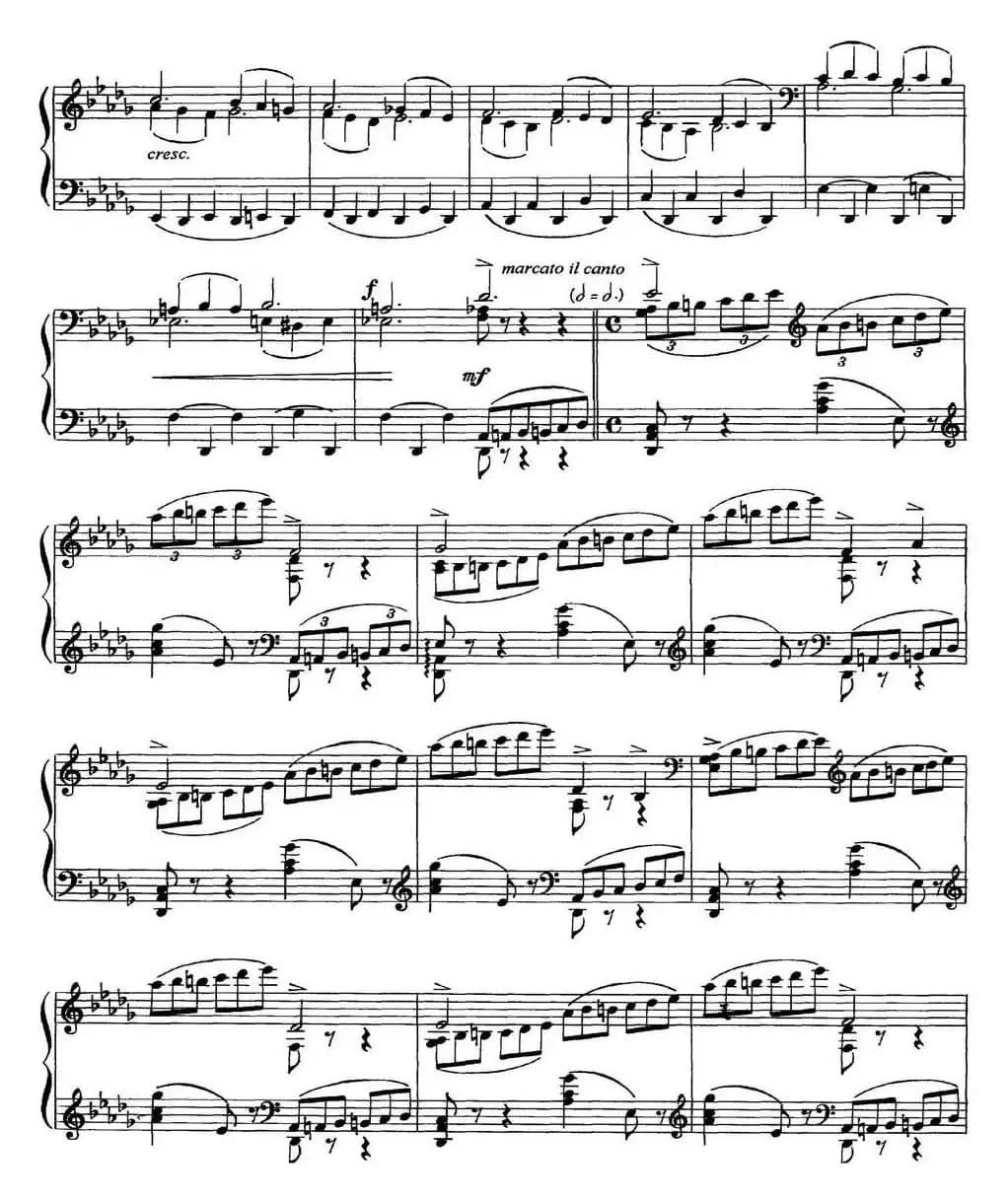 柴可夫斯基18首钢琴小品Op.72（10.Scherzo-fantaisie）