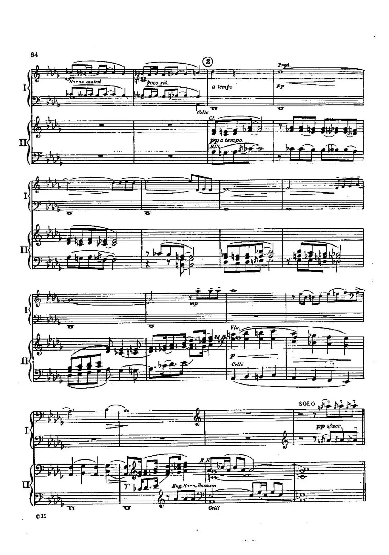 F大调爵士钢琴协奏曲（美版双钢琴原谱 P31—40）