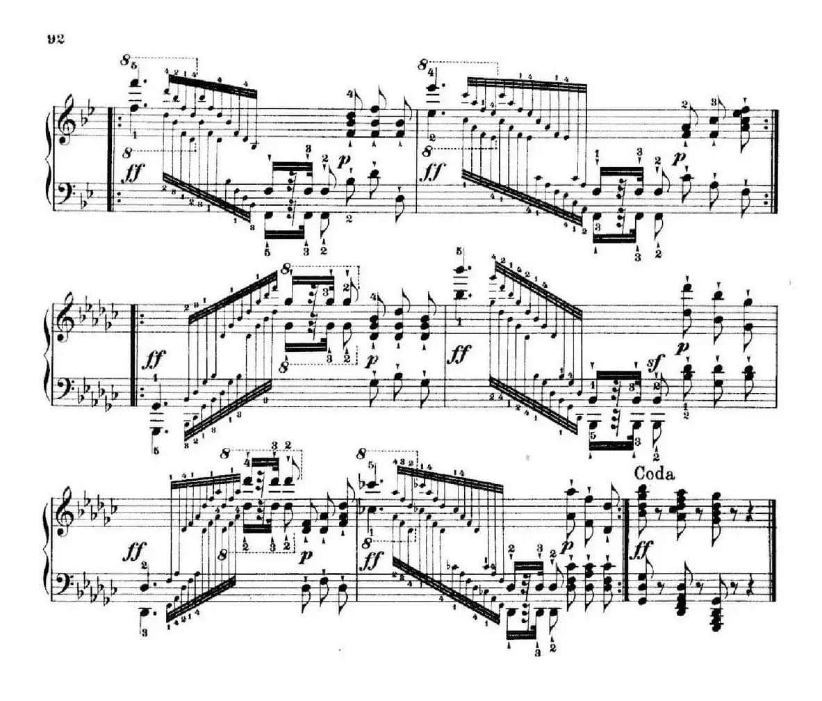 School of the Virtuoso Op.365（60首钢琴高级练习曲·39）