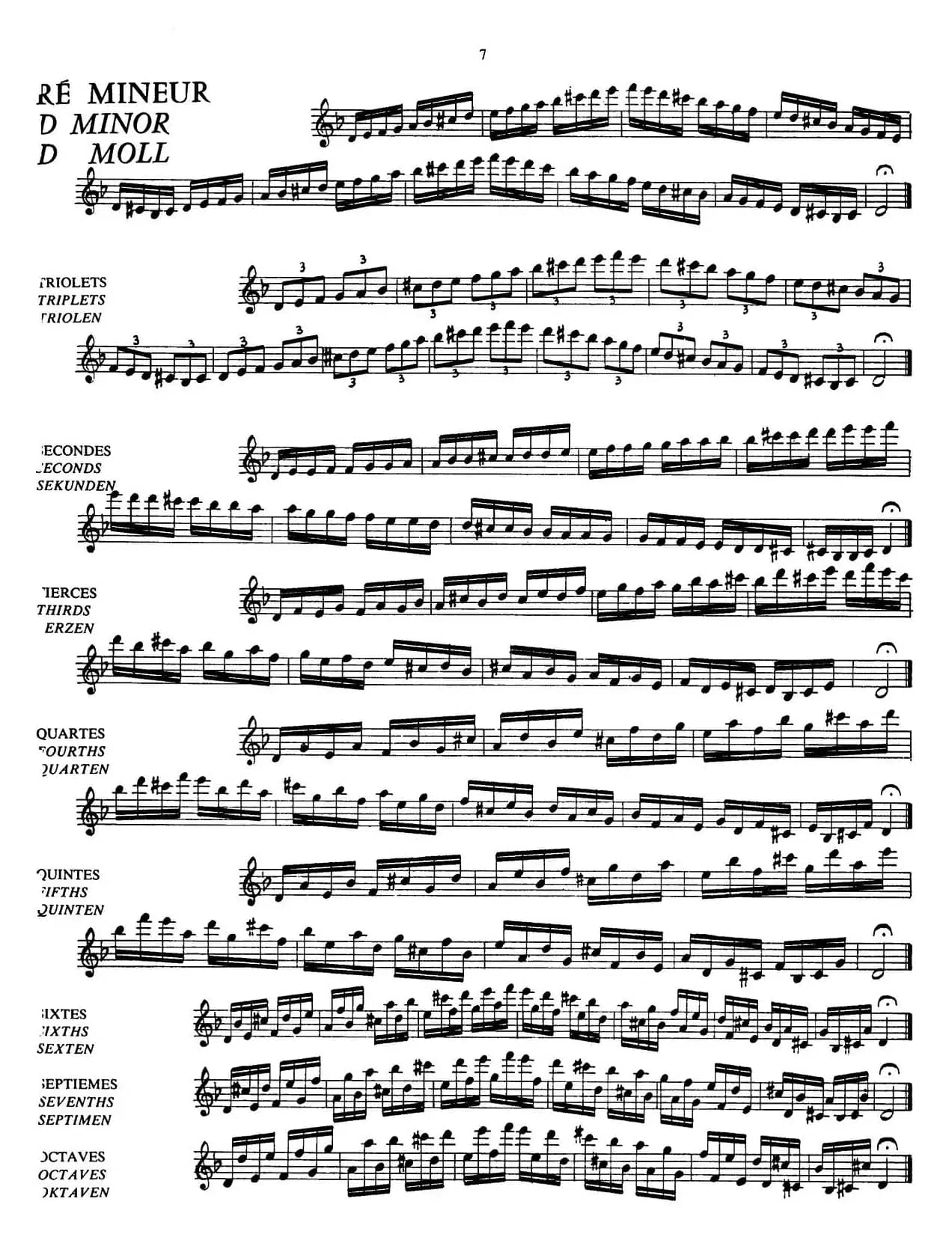 五线谱音阶练习（P3——7）