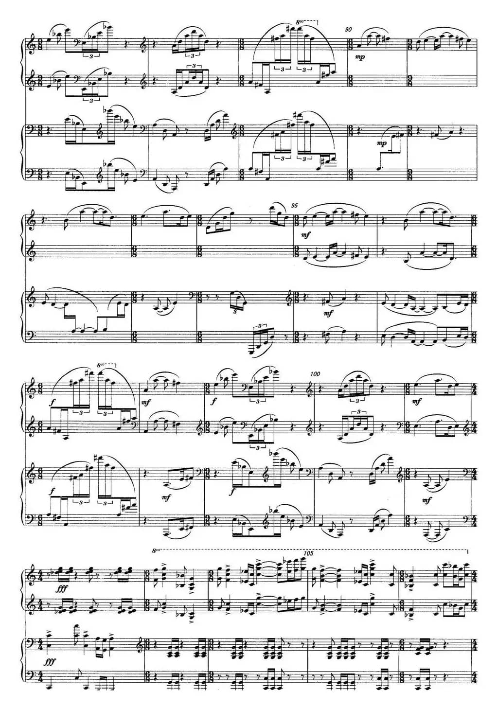 遗风天籁（为两架钢琴而作）