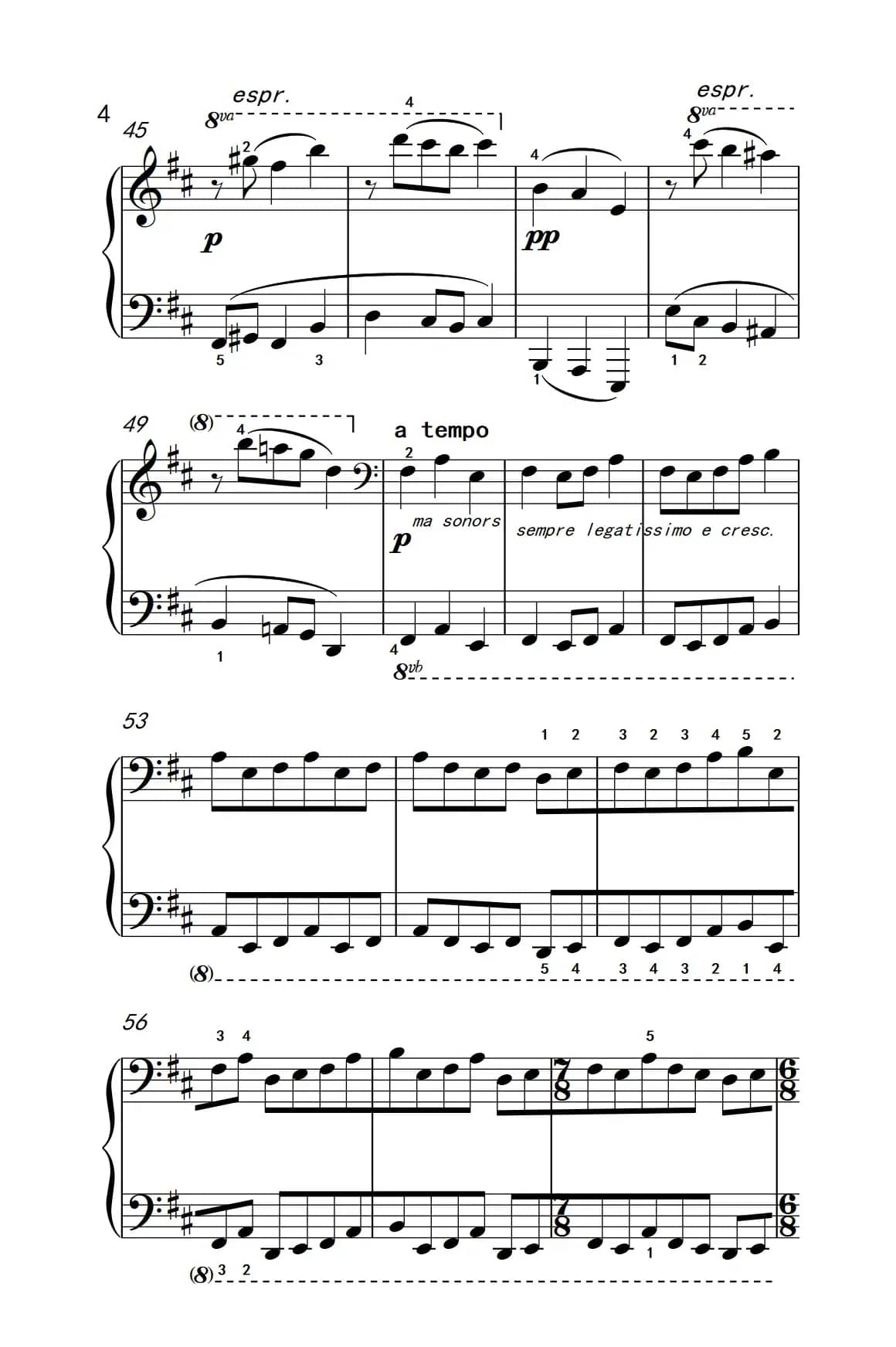 齐奏（巴托克 小宇宙 钢琴教程 5）