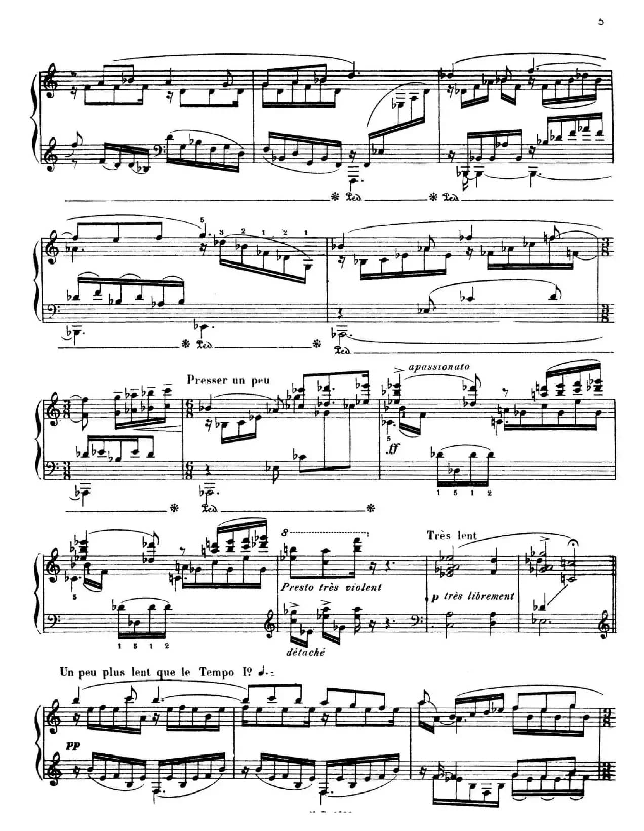 Intermezzo No.3 in A-flat Major（降A大调第三间奏曲）