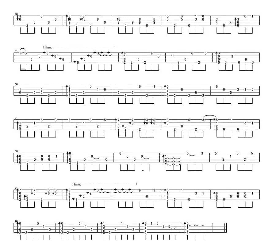 后会无期（尤克里里指弹谱）