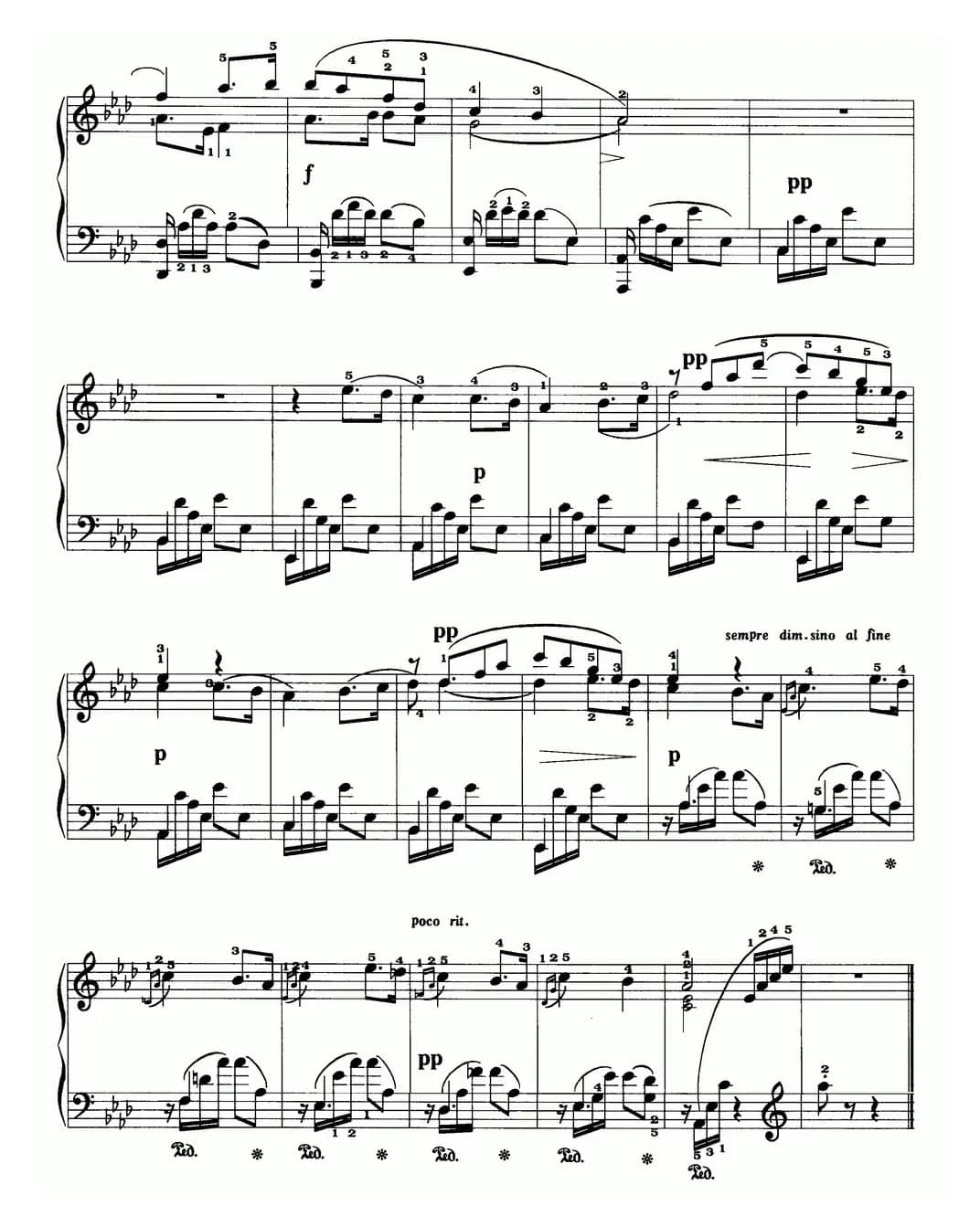 无词浪漫曲（福雷作品第17号之三）