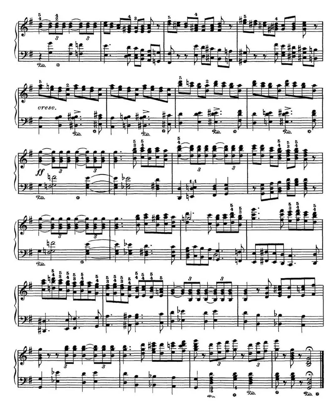 柴可夫斯基 四季 9月 狩猎之歌 G大调 The Hunt G major