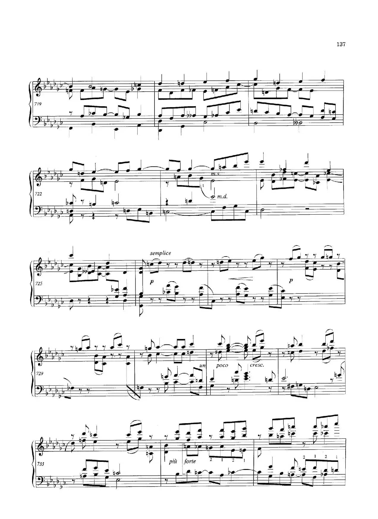 Variations and Fuge in e-flat Minor Op.23（降e小调主题变奏与赋格）