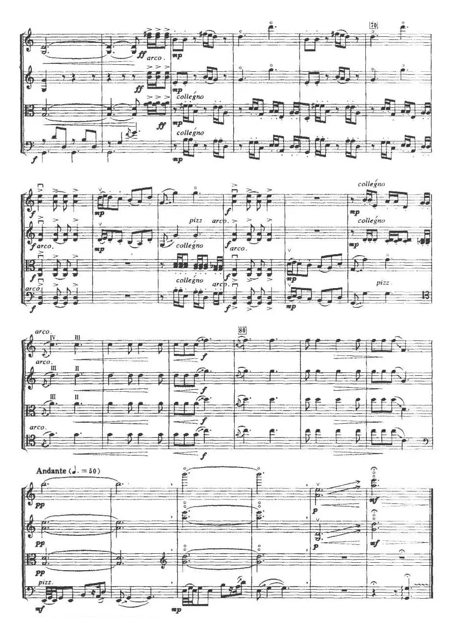 酒狂（弦乐四重奏）