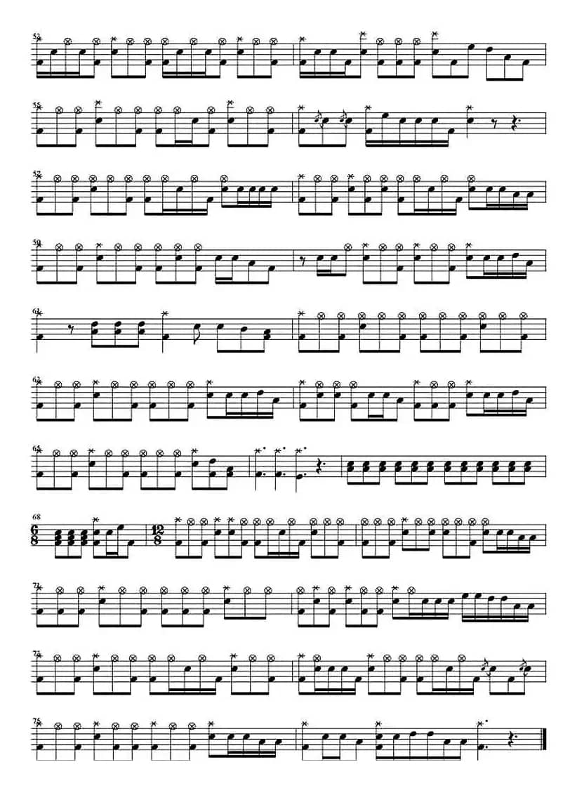 爵士鼓谱：五月天 - 麦来乱