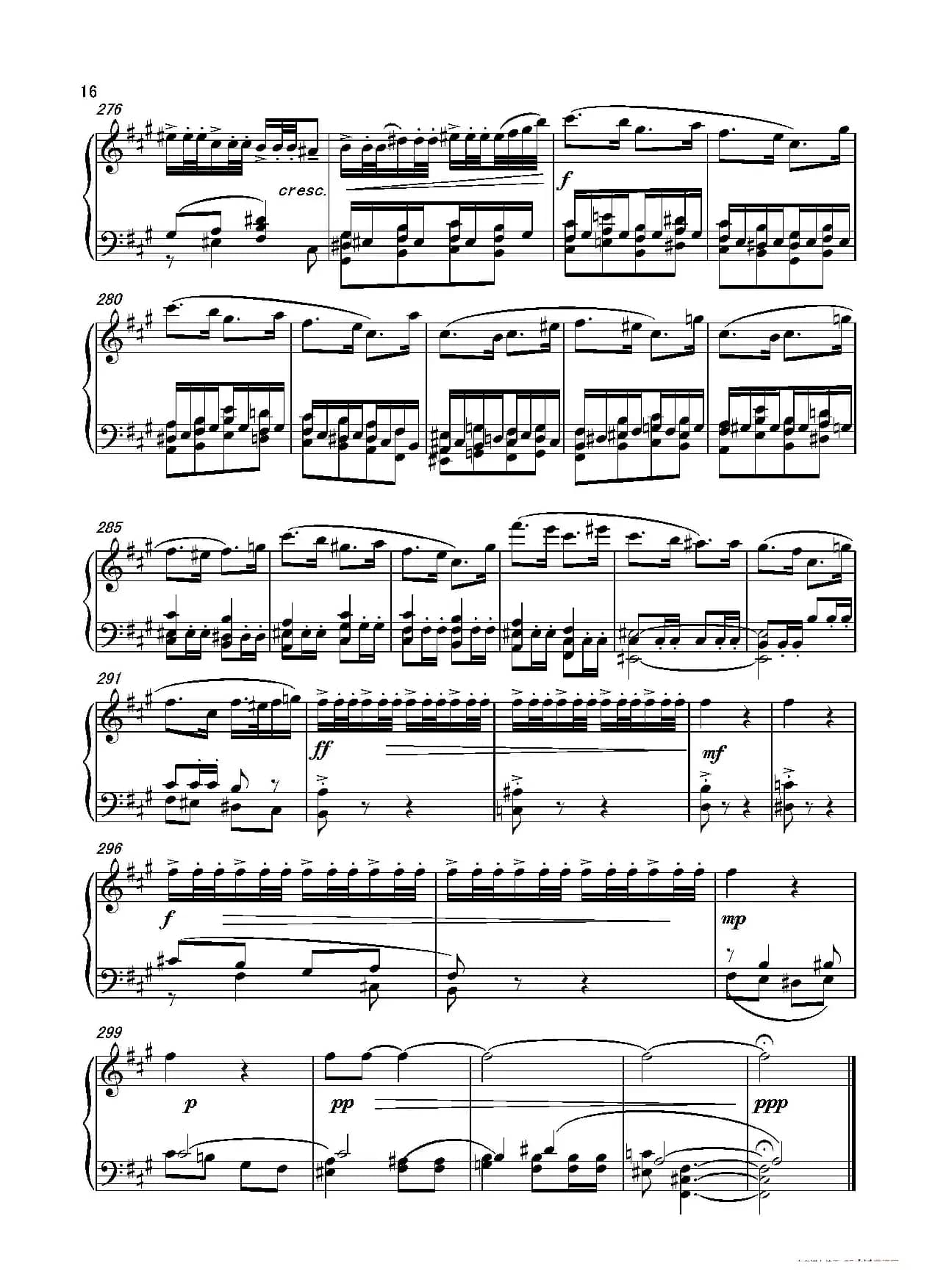 第六钢琴奏鸣曲Piano Sonata No.6（单乐章）