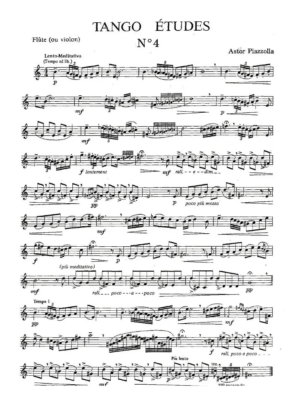 Tango Etudes 之四