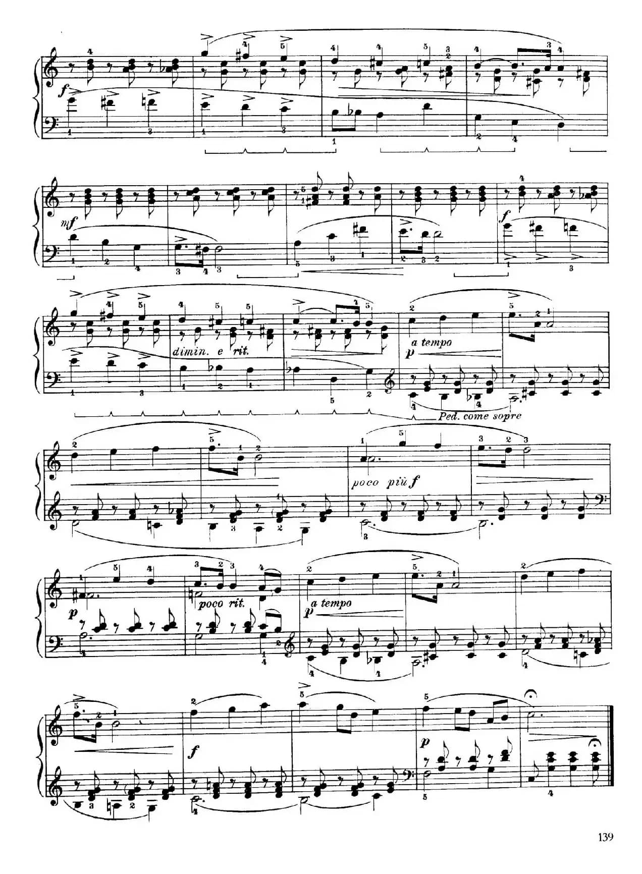 Album for the Young Op.39（儿童钢琴曲集）（21. 甜蜜的梦 Sweet Reverie）