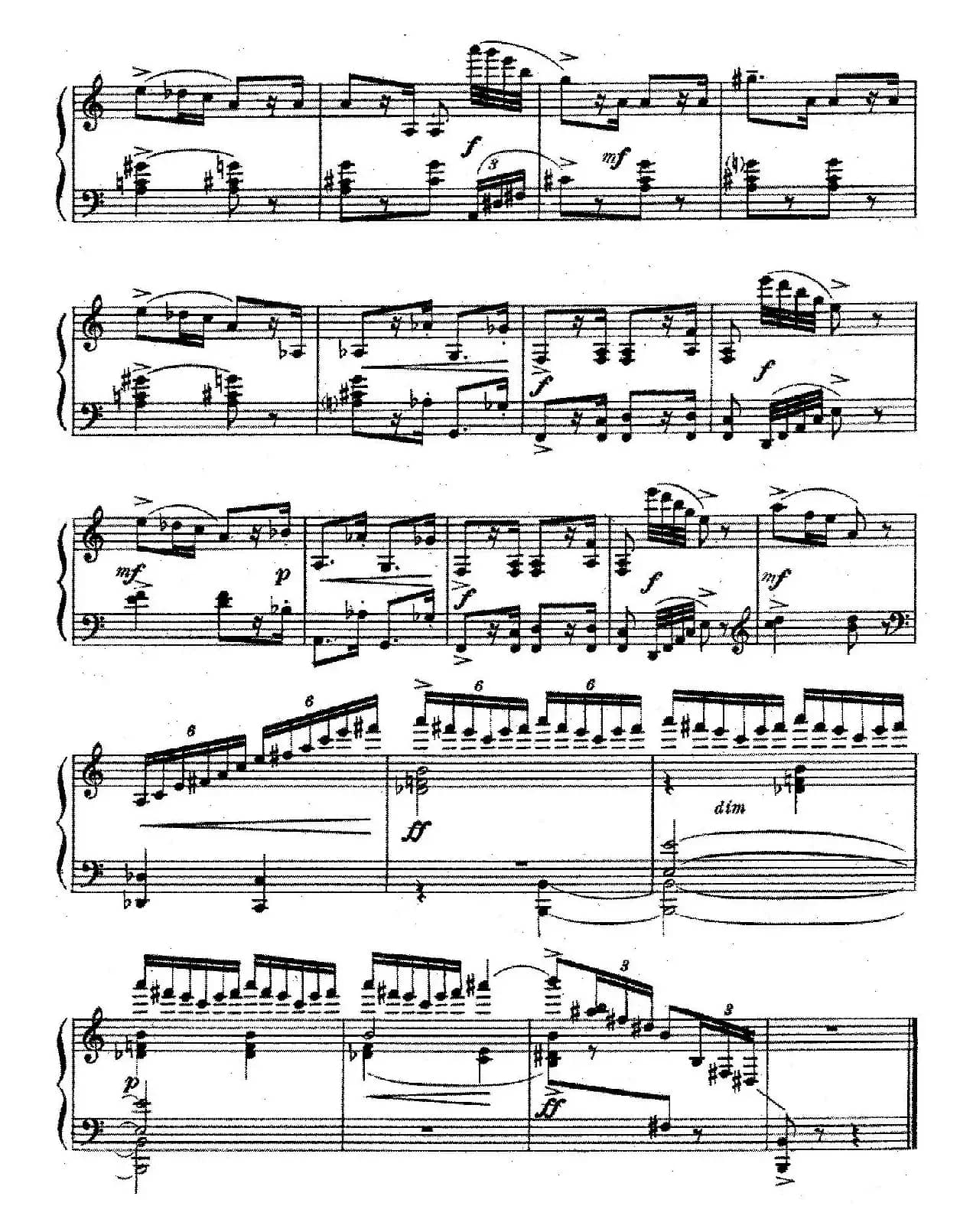 Ten Pieces from Cinderella Op.97（10首小品 - 选自舞剧《灰姑娘》·5）