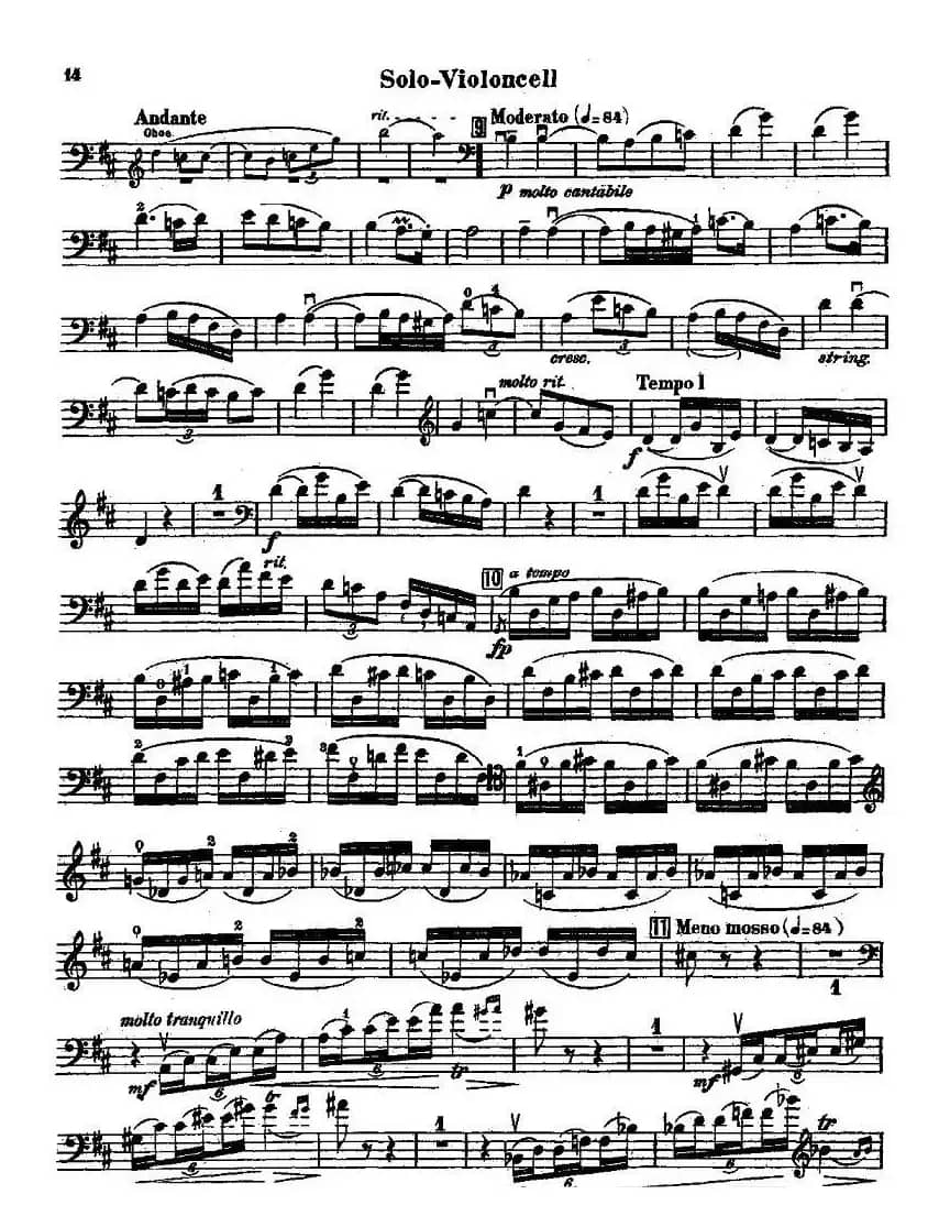 CELLO CONCERTO in B minor（大提琴）