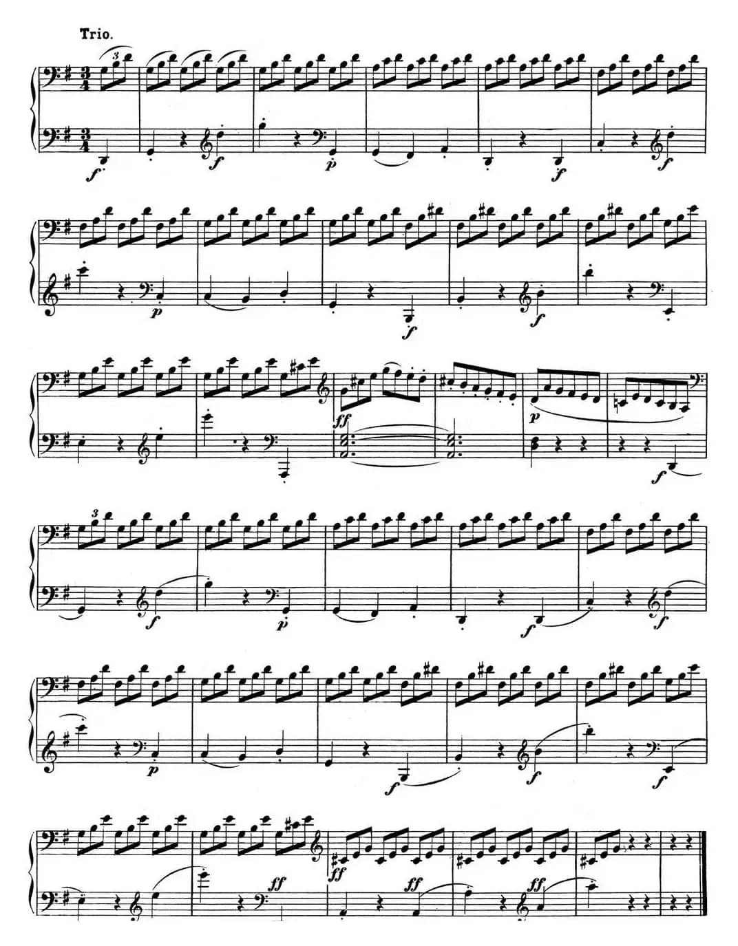 贝多芬钢琴奏鸣曲07 D大调 Op.10 No.3 D major