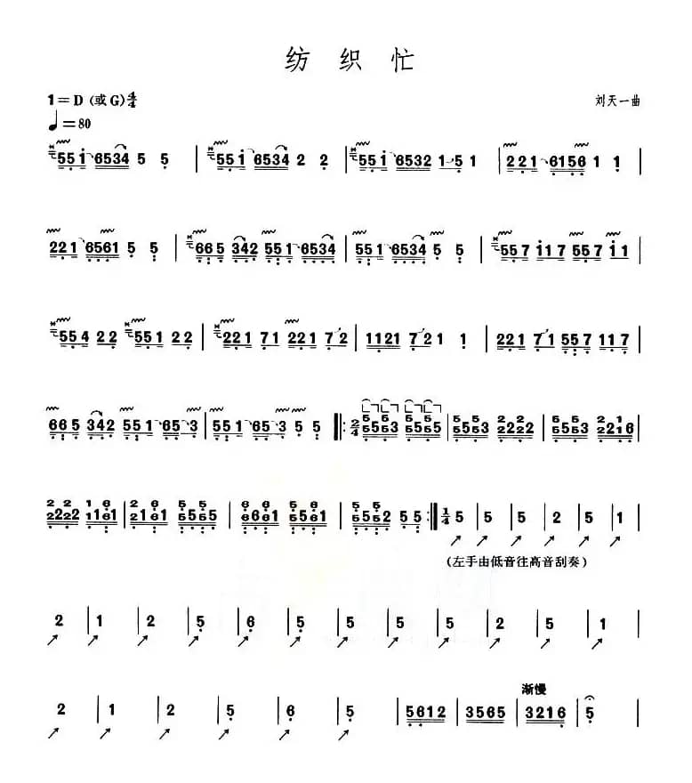 纺织忙（【上海筝会】考级三级曲目）