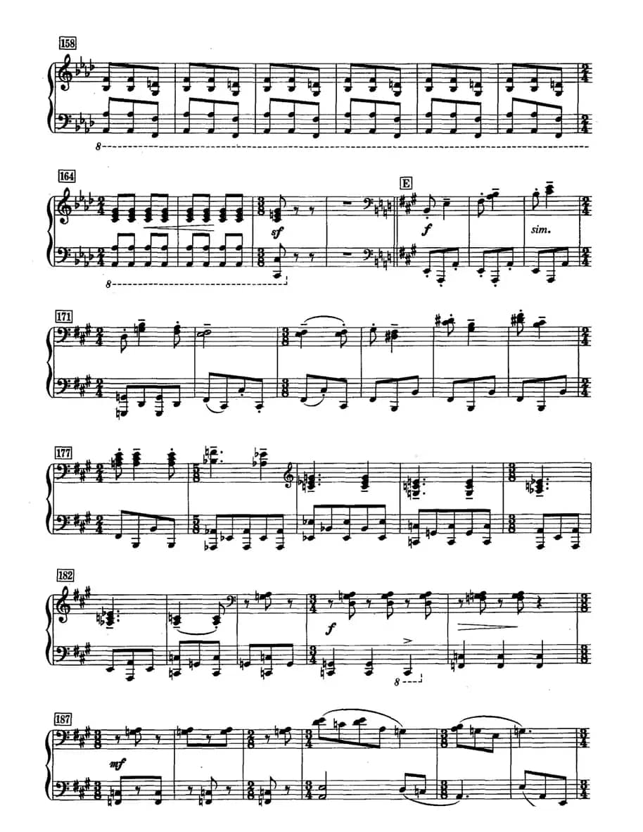 城市舞曲（四手联弹）