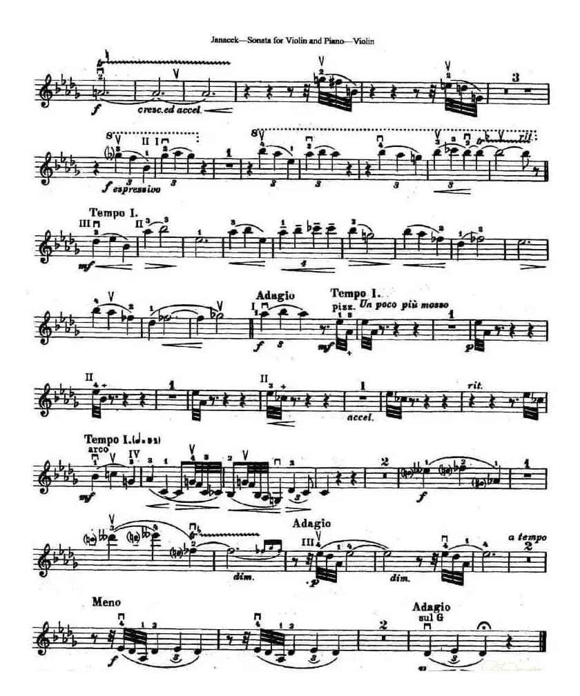 Sonata for Violin and Piano（奏鸣曲）