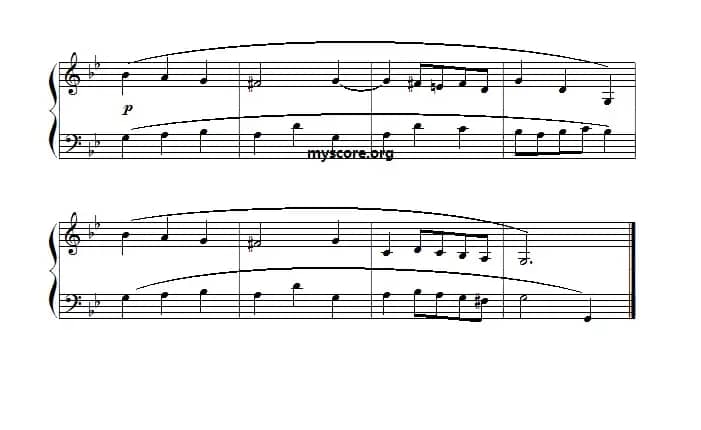 巴赫初级钢琴曲之三：小步舞曲