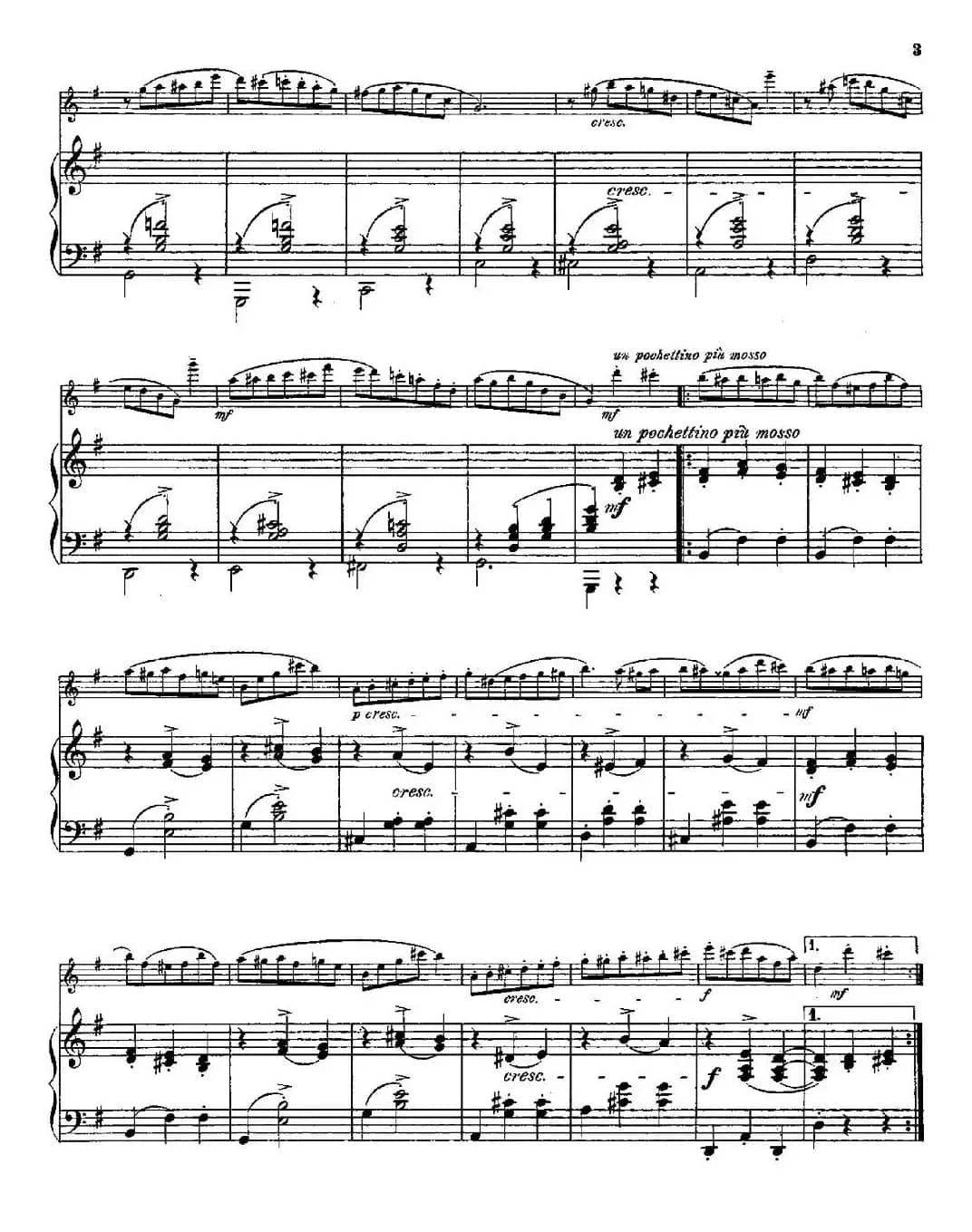 Walzer（Op.55 No.2）（长笛+钢琴伴奏）