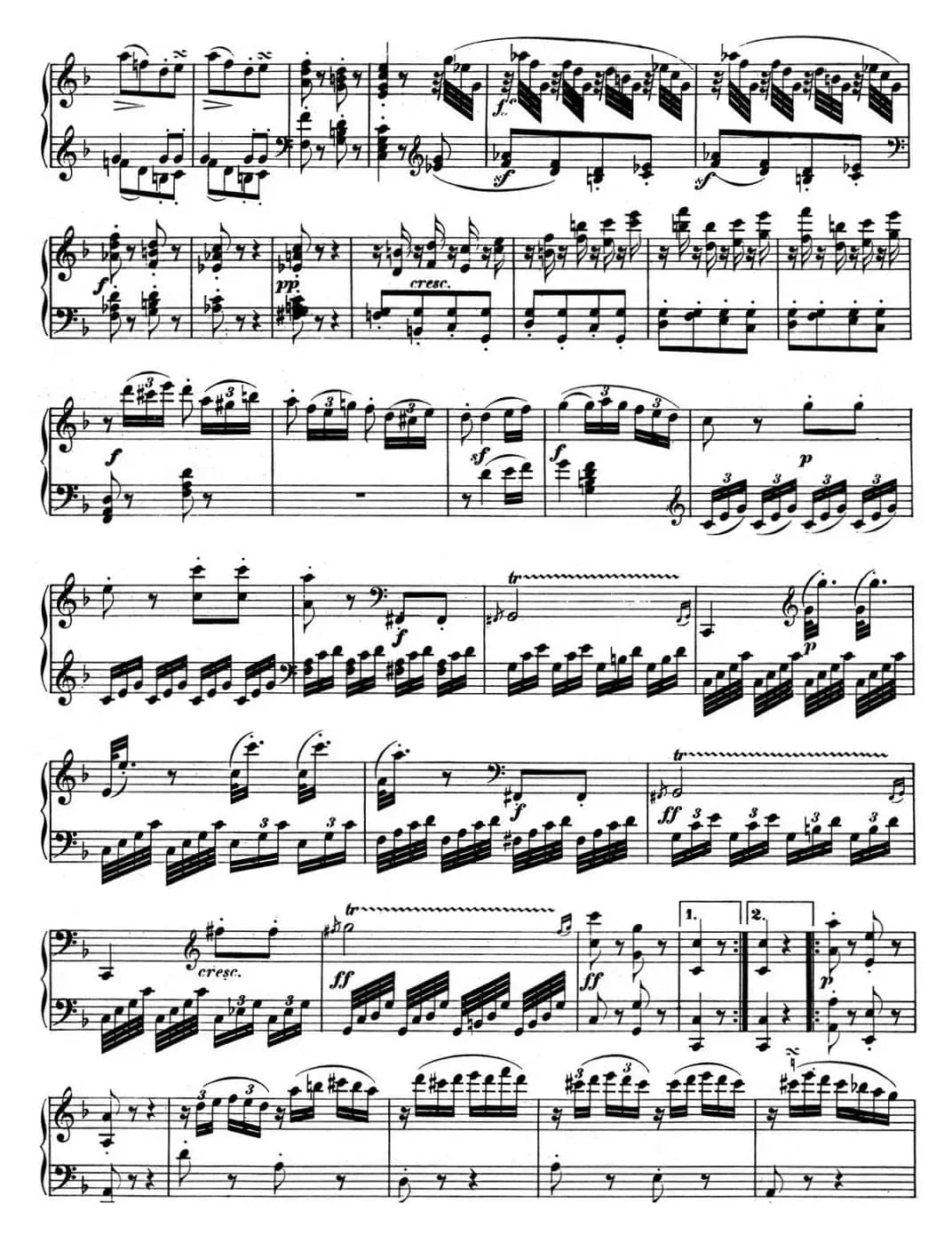 贝多芬钢琴奏鸣曲06 F大调 Op.10 No.2 F major