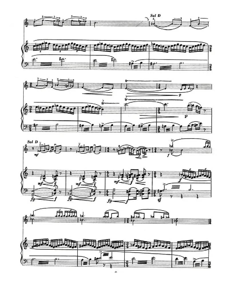 山之女（小提琴+钢琴伴奏）