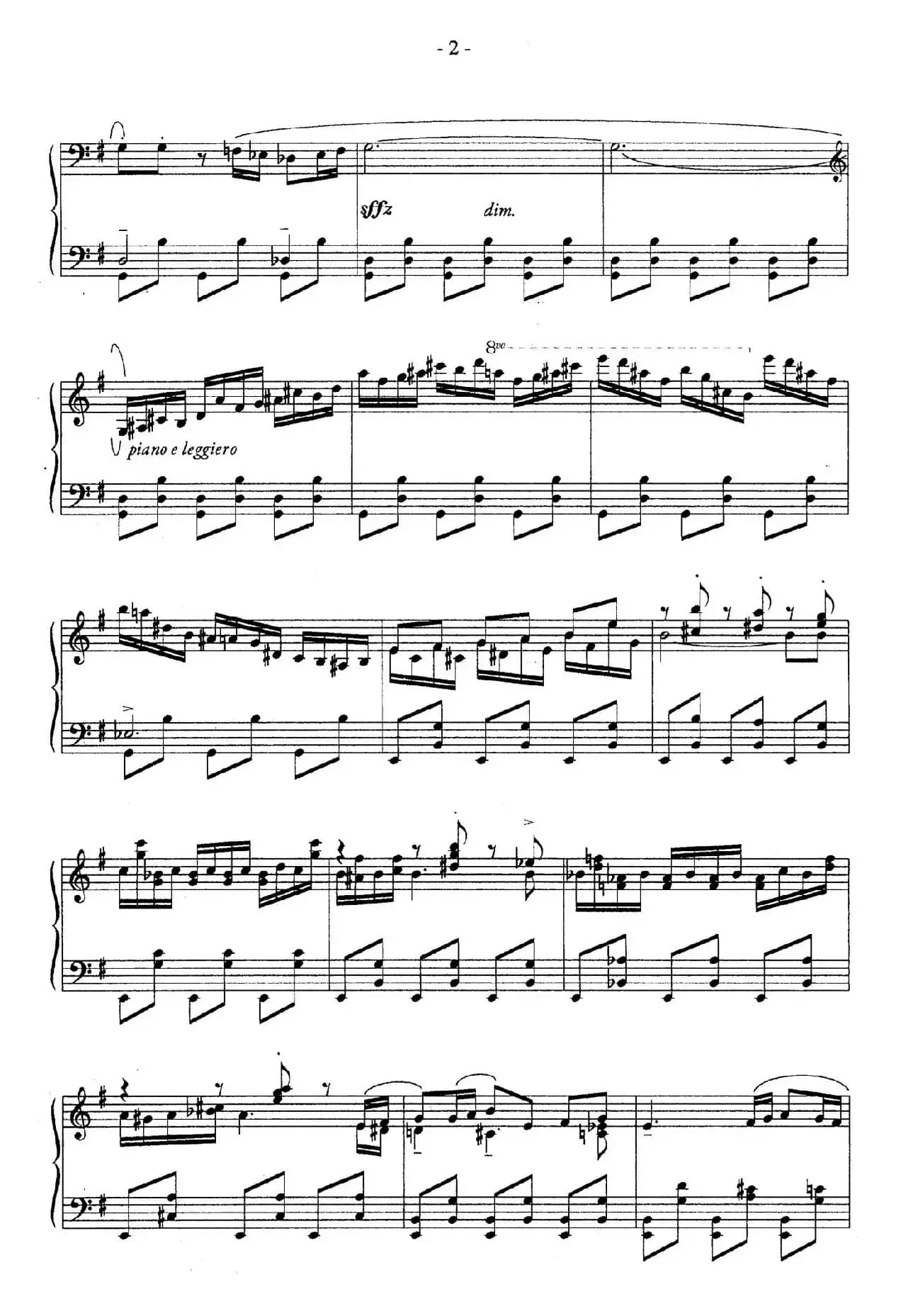 Carmen Variations 12 Pieces(12首卡门主题变奏曲·11)