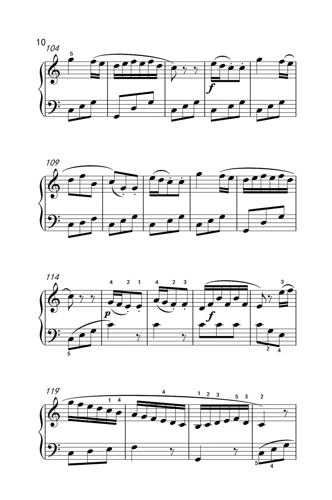 小奏鸣曲（老年大学 钢琴教程 3）
