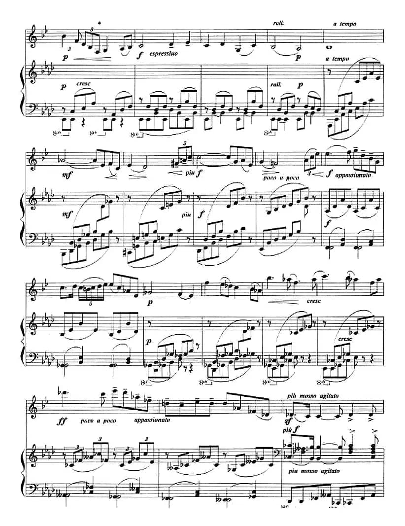 沉思（选自歌剧《泰伊思》、小号+钢琴伴奏）