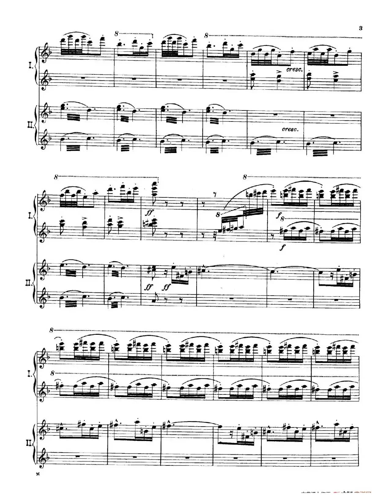 The Pines of Rome(交响诗《罗马的松树》·双钢琴)(第一部分:博尔盖塞别墅的松树)