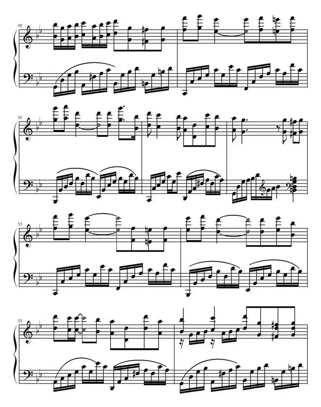 是否爱过我（电视剧《像雾像雨又像风》主题曲、弹琴吧制谱版）