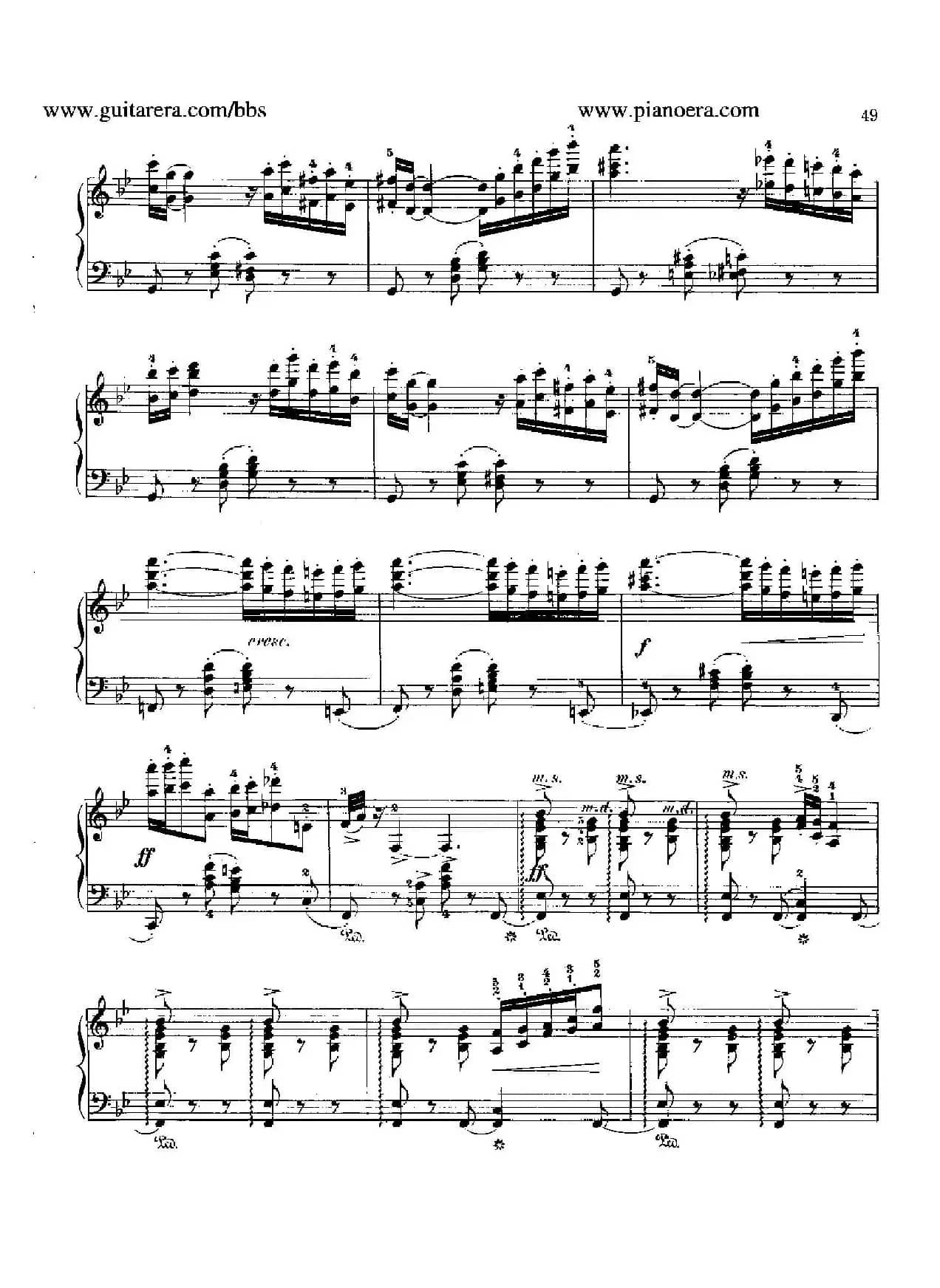 Gondoliera in g Minor Op.41（g小调船歌）