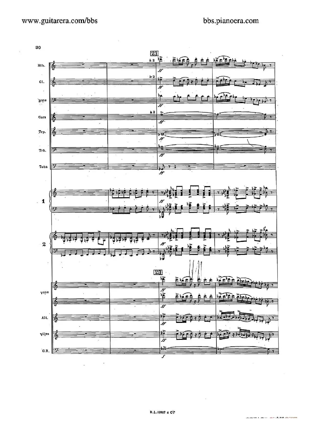 Concerto for 2 Pianos in d Minor（d小调双钢琴协奏曲·总谱）