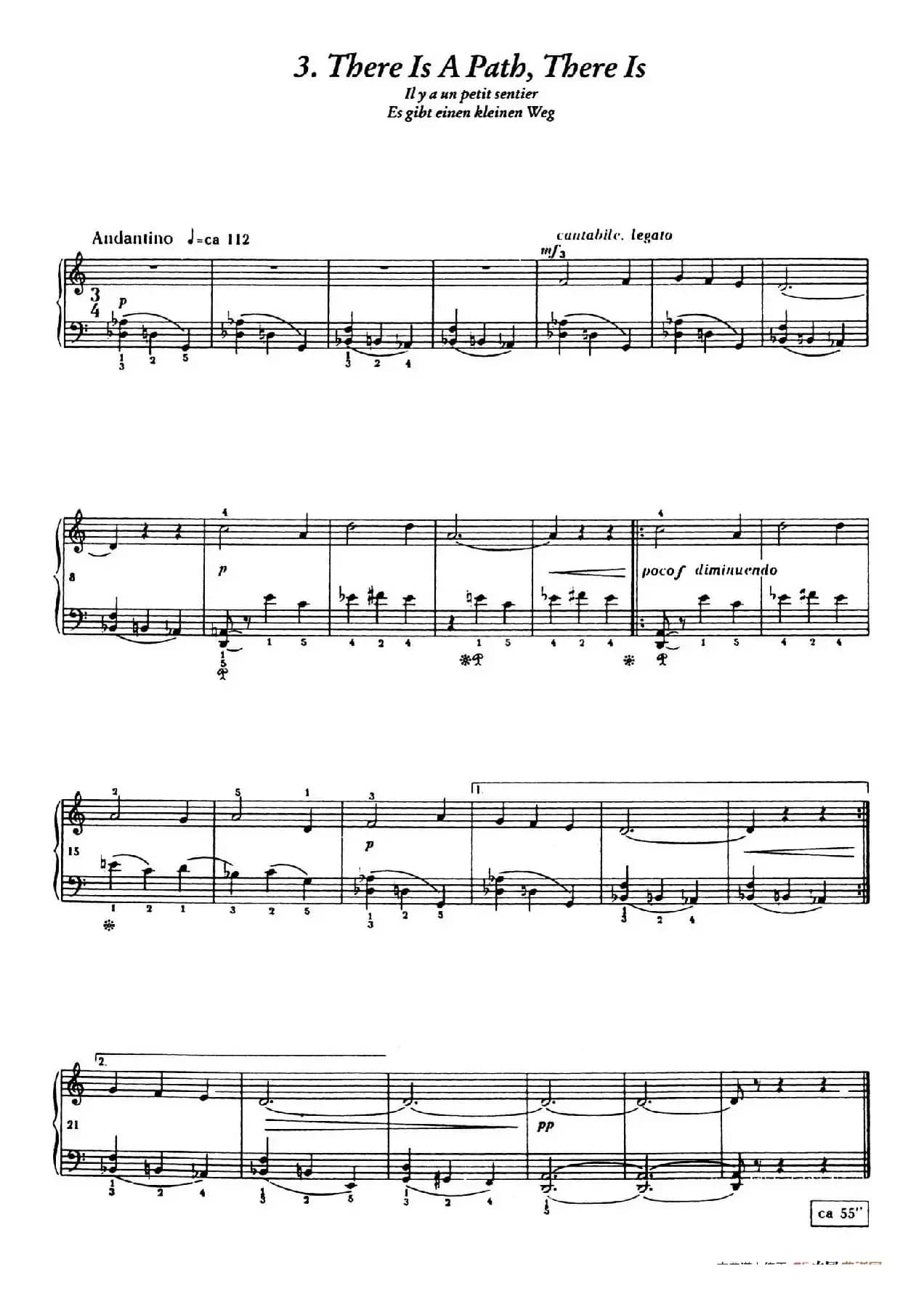 12 Folk Melodies（十二首民间曲调·3）