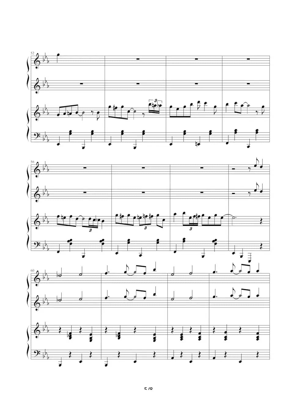 小兔来了（四手联弹）