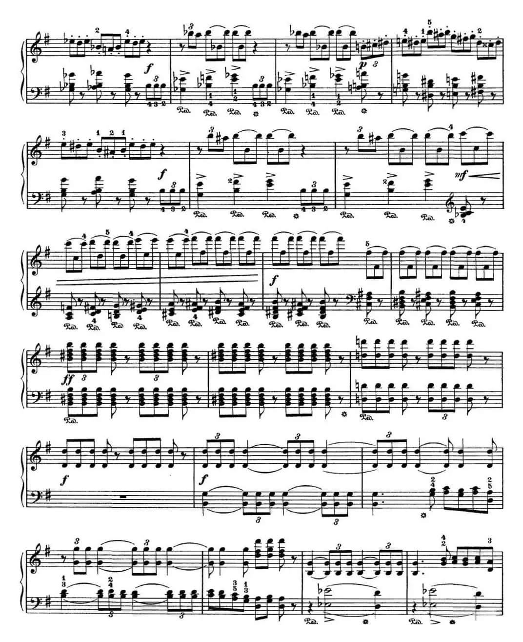 柴可夫斯基 四季 9月 狩猎之歌 G大调 The Hunt G major