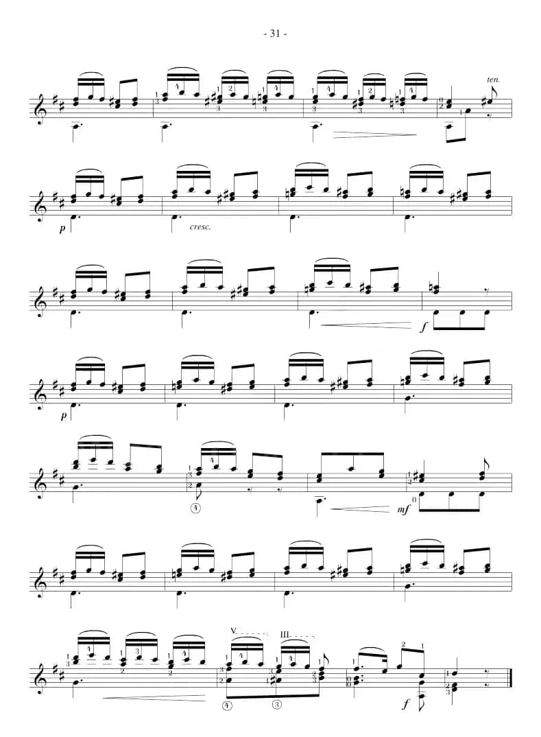 Sor-Coste《26 Studies》（STUDY 18）