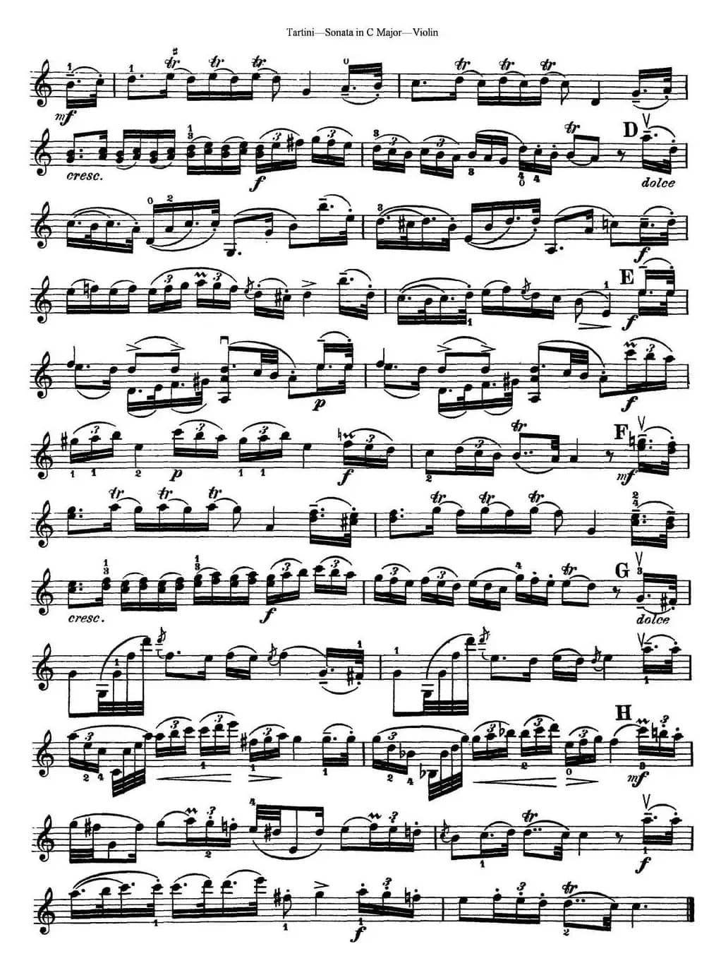 Violin Sonata in C Major